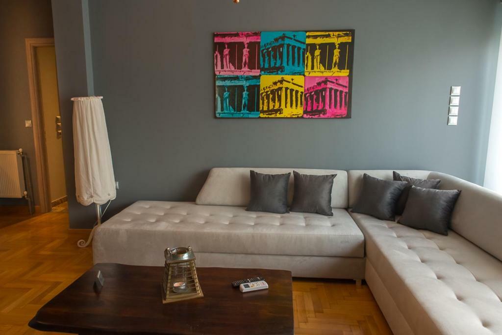 Appartamento Modern & Stylish Apt At The Heart Of Atene Esterno foto