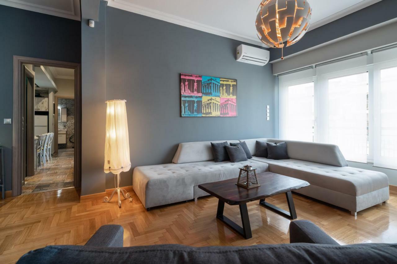 Appartamento Modern & Stylish Apt At The Heart Of Atene Esterno foto