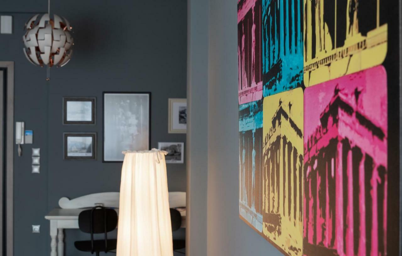 Appartamento Modern & Stylish Apt At The Heart Of Atene Esterno foto